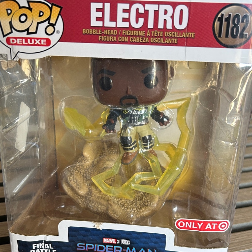 Funko Deluxe Electro with Yellow Lightning